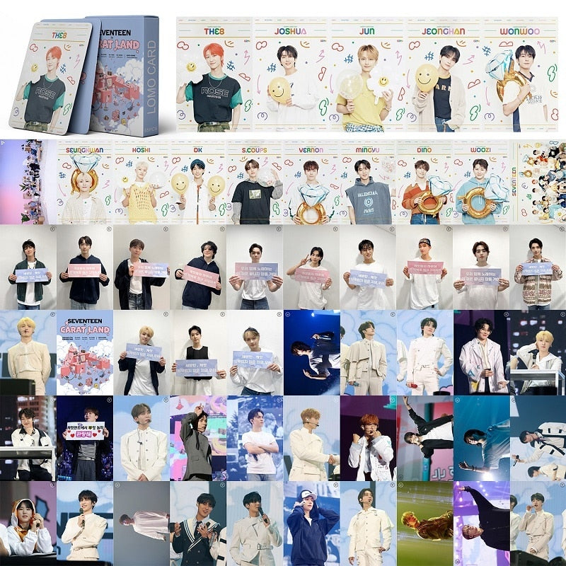 SEVENTEEN Carat Land Photo Card Set (55 cards) – Kpop Exchange