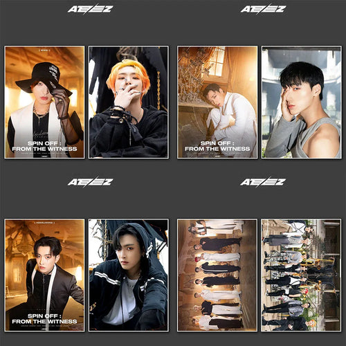 ATEEZ SPIN OFF: FROM THE WITNESS HD Photo Posters (2Pcs/Set)