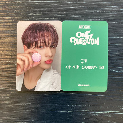 ampers&one one question pre order benefit photocard