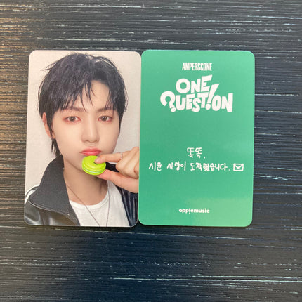 ampers&one one question pre order benefit photocard