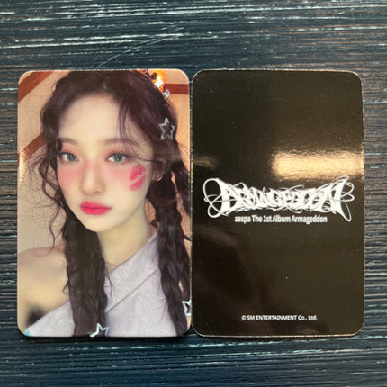 aespa armageddon apple music pob photocard