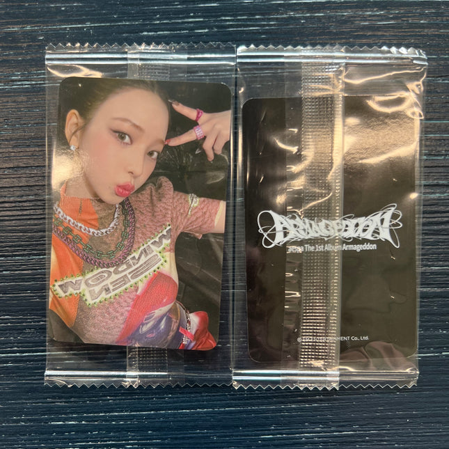 aespa armageddon ktown4u pob photocard karina