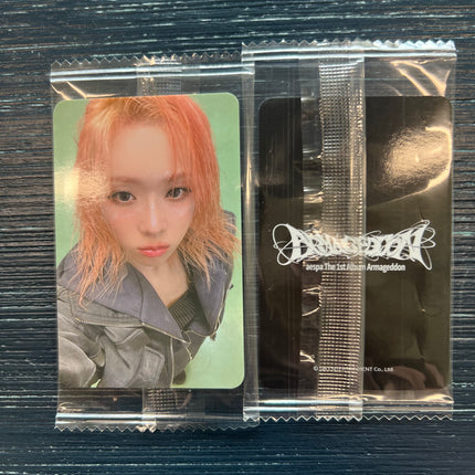 aespa armageddon ktown4u pob photocard winter