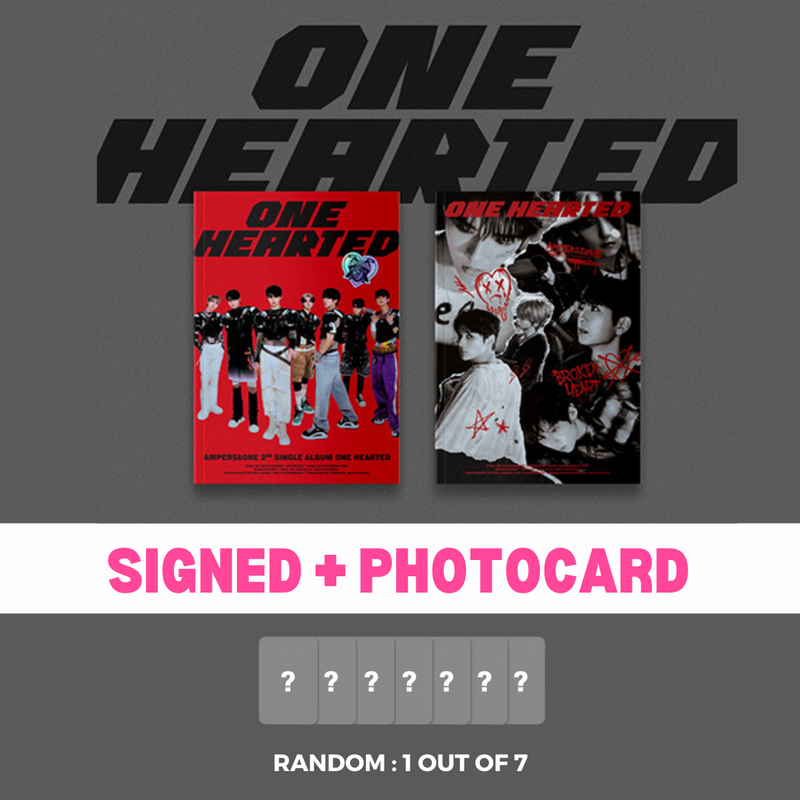 [AUTOGRAPHED] AMPERS&ONE 2nd Single Album - ONE HEARTED