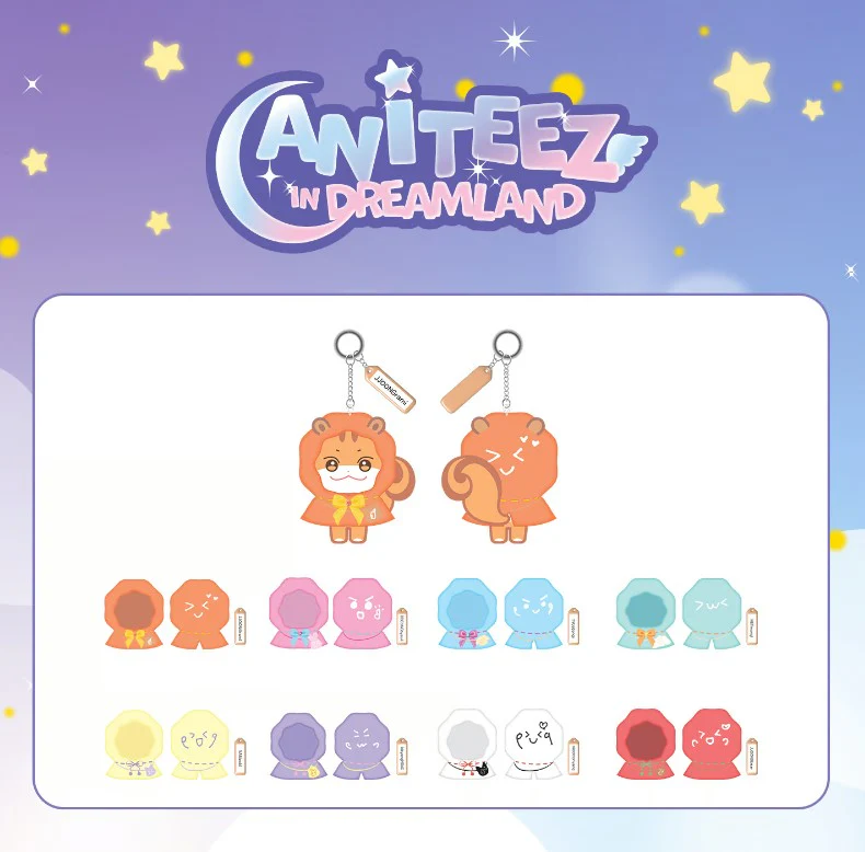 [PRE-ORDER] ATEEZ [ANITEEZ IN DREAMLAND] Keyring Outfit [Wish Cloak]