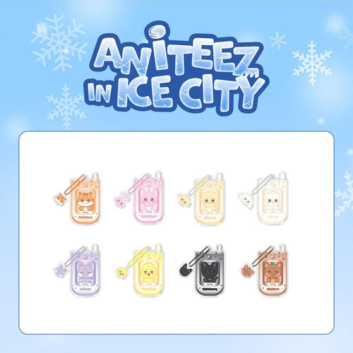 ateez aniteez ice city phone keyring