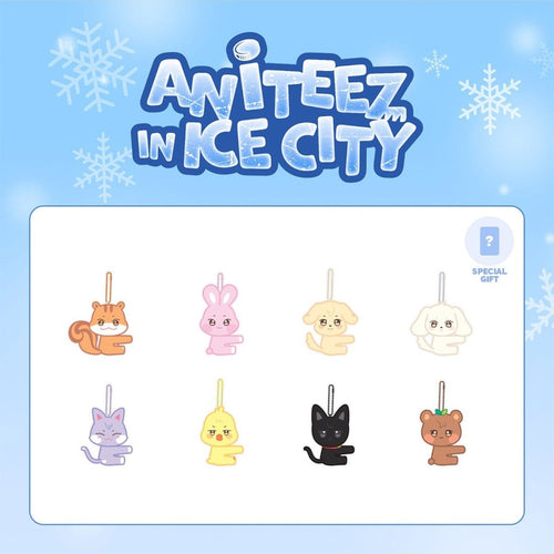 Ateez ice city plush photocard holder