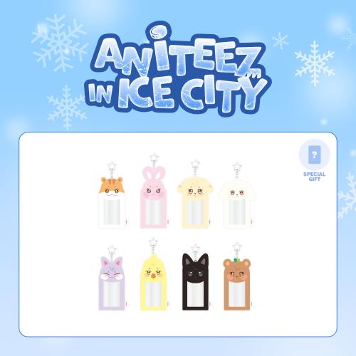 Aniteez in Ice City Plush Photocard Holder Keyring