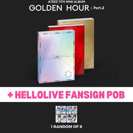 ateez golden hour pt2 hellolive fansign pob