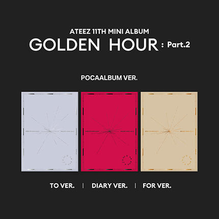 [PRE-ORDER] ATEEZ - GOLDEN HOUR : Part.2 [Poca]