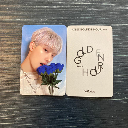 ateez golden hour part.2 hello live pre order benefit photocard mingi