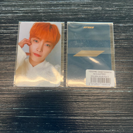 Ateez Golden Hour Yes24 Pre-Order Benefit Photocard