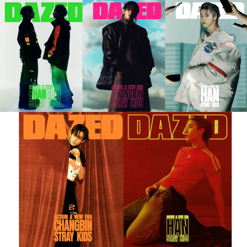 [PRE-ORDER] Changbin & Han DAZED & CONFUSED Korea Magazine 2025-02