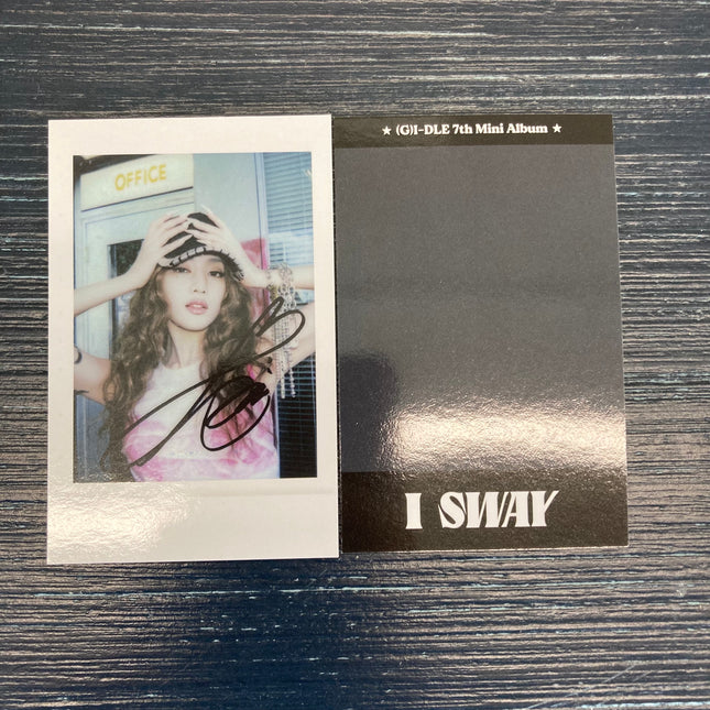 (G)I-DLE - I SWAY Apple Music Pre-Order Benefit Polaroid Photocard