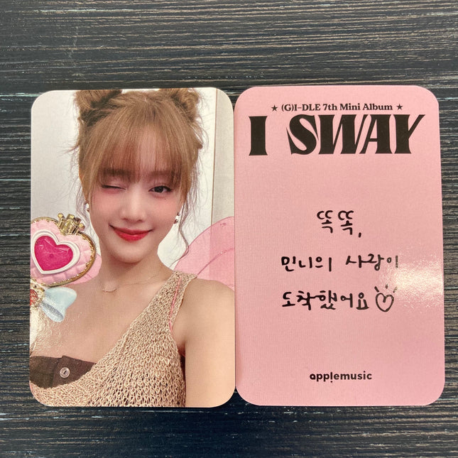 (G)I-DLE - I SWAY Apple Music Fairy Pre-Order Benefit Photocard