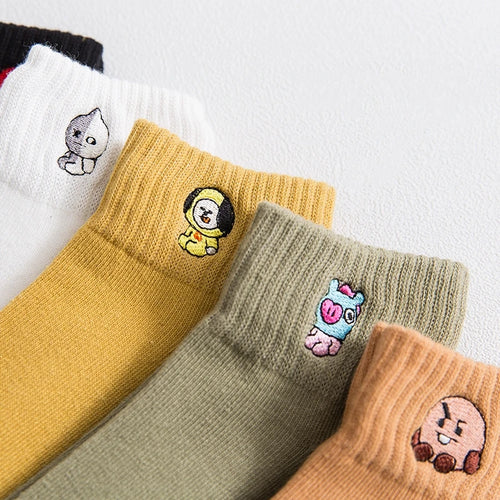 BTS BT21 Minimalist Socks