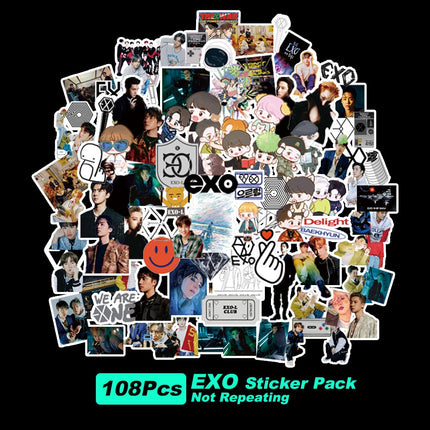 EXO Member Sticker Pack (108pcs)