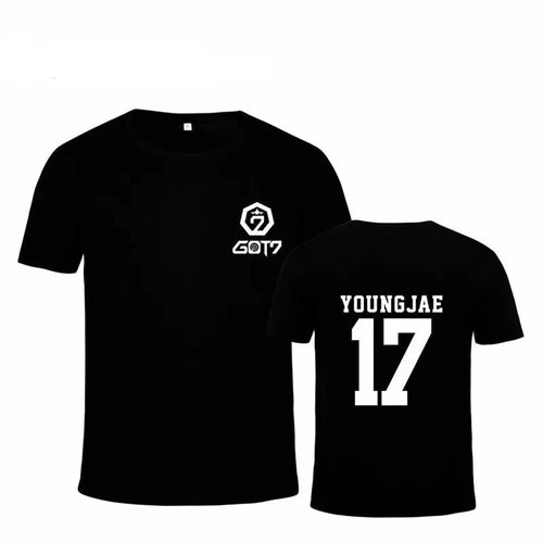 GOT7 YoungJae Cotton Short Sleeve T-shirt