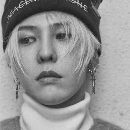 BigBang GDragon PEACEMINUSONE Knitted Hat Beanie