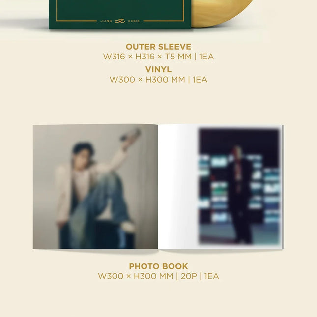 jungkook golden vinyl lp