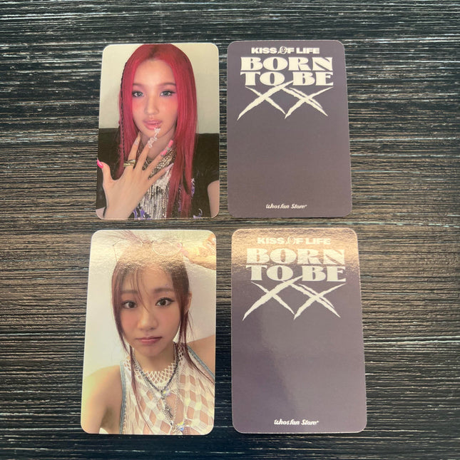 KISS OF LIFE Born To Be XX Whos Fan Pre-Order Benefit Photocard