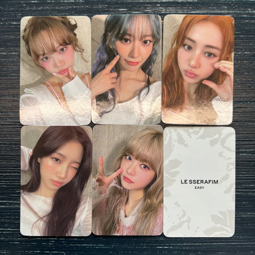 le sserafim easy music korea pob photocard