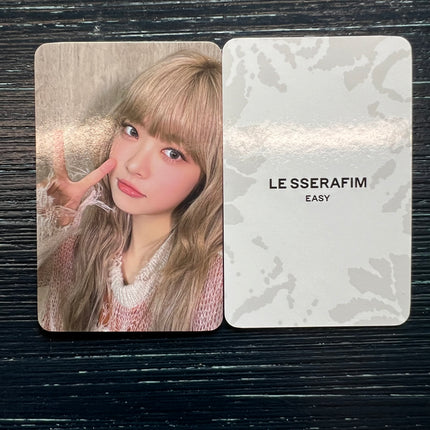 le sserafim easy music korea pob photocard