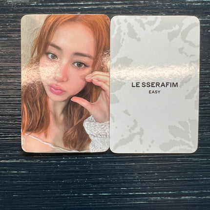 le sserafim easy music korea pob photocard