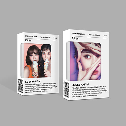 LE SSERAFIM 3rd Mini Album - EASY [Weverse Album]