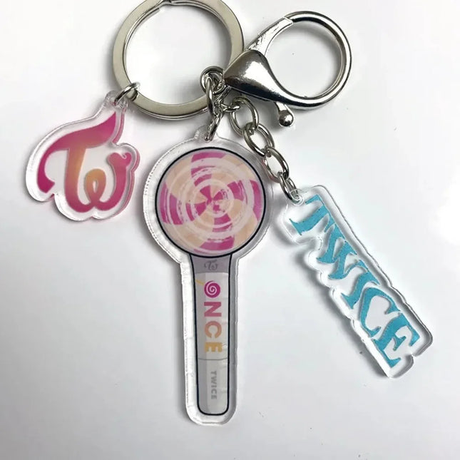 Twice Lighstick Pendant Keychain