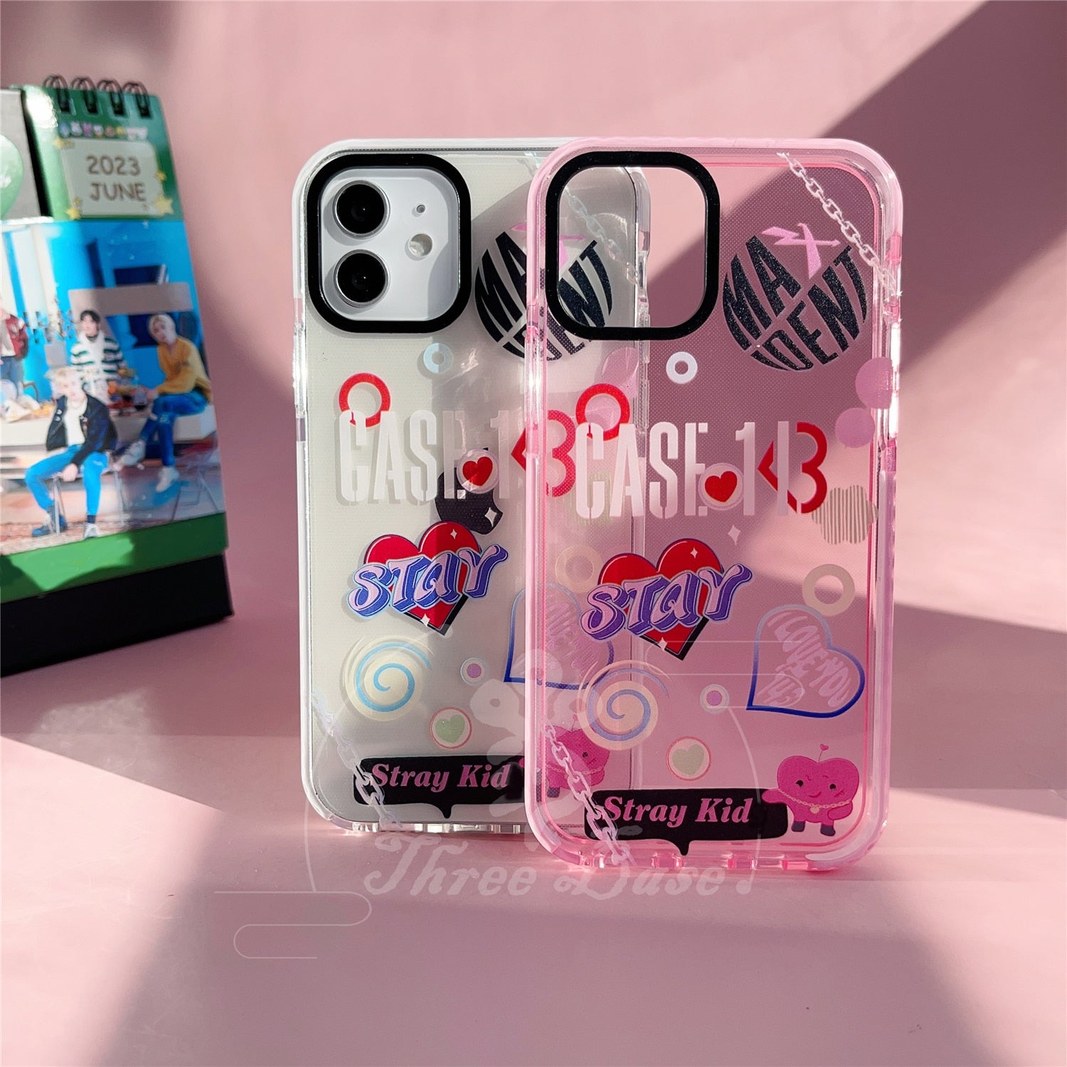 Kpop Stray Kids Phone Case for iPhone 15 14 12 13 mini 6 7 8 PLUS