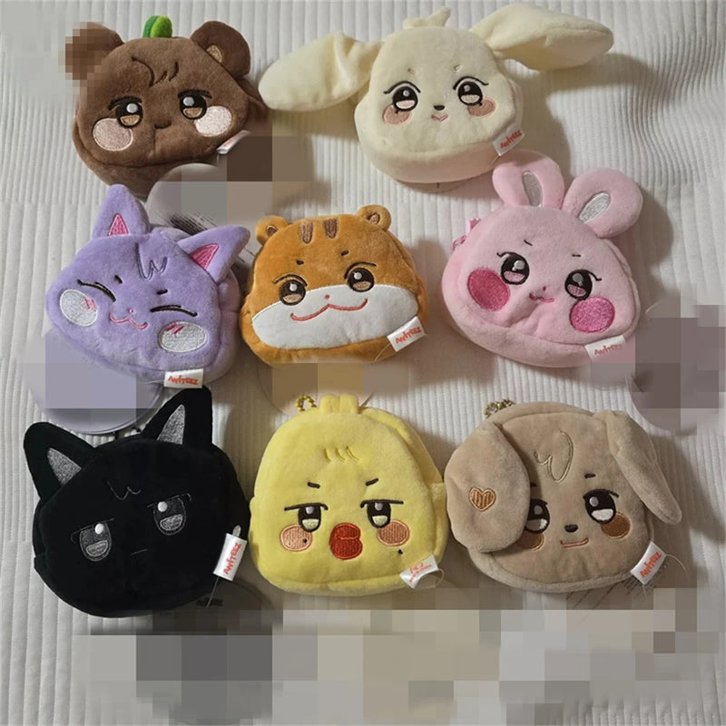 Ateez Aniteez Shape Plush Coin Purse