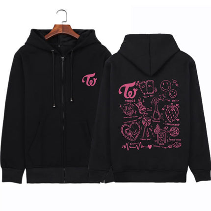 TWICE Zip Up Hoodies