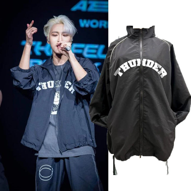 ATEEZ Thunder Collar Zipper Jacket