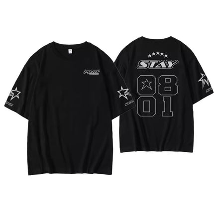 Stray Kids T Shirt 3RD FM Pilot For 5 Star Same T-shirt