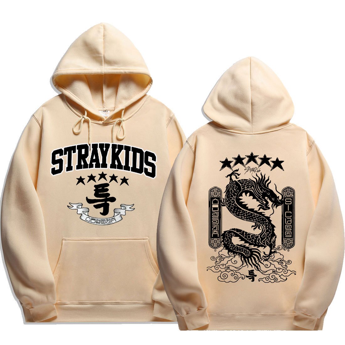 Kpop stray kids hoodies lumineux femmes hommes streatwear sweat