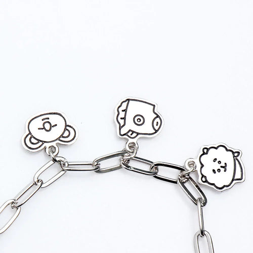 BTS BT21 Character Badge Brooch (2pcs)