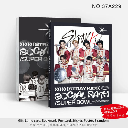 Stray Kids Bookmark Stickers Gifts Photo Cards (80 pages)