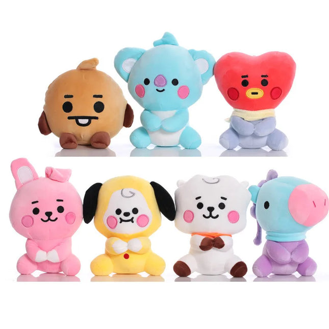 BT21 Baby Sitting Doll Keychain