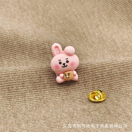 BTS BT21 Enamel Pin Brooches