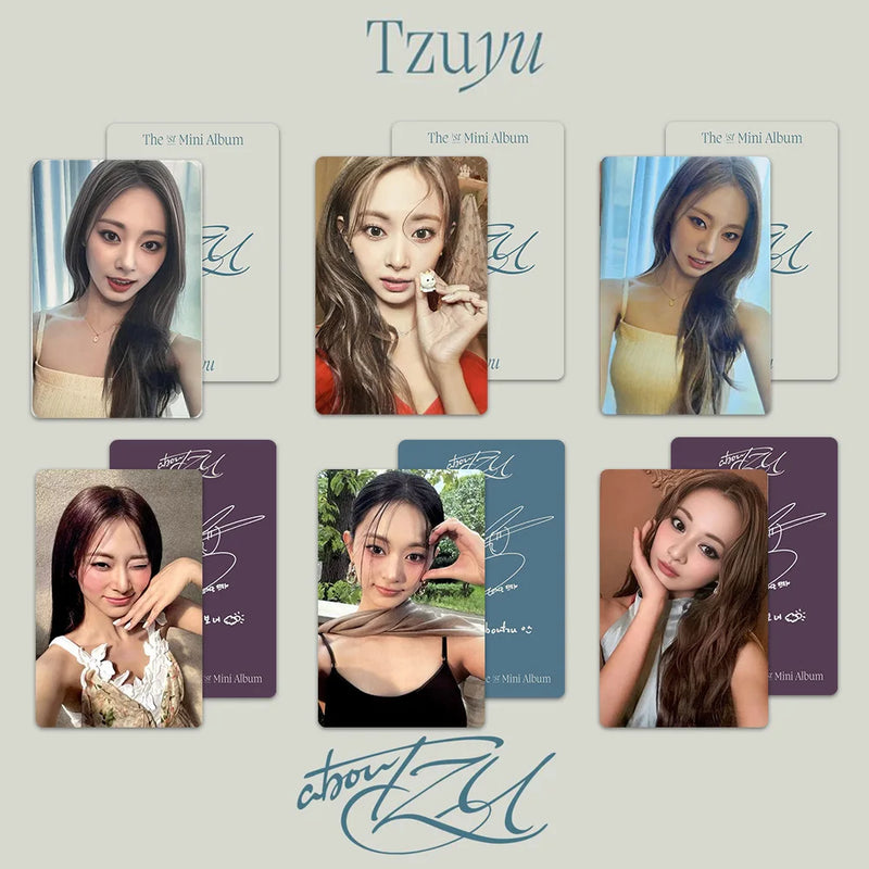 TWICE Tzuyu aboutTZU Album Photocards 6Pcs/Set