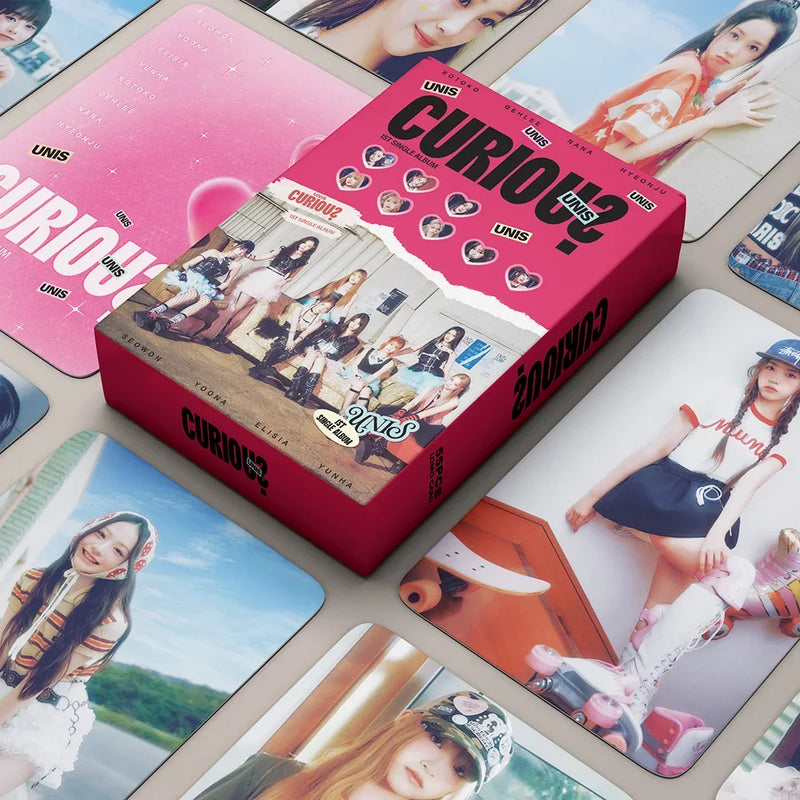 UNIS 1ST SINGLE CURIOUS Photocards (55 Cards)