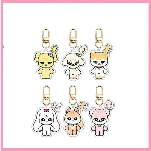 IVE MINiVE Cartoon Character Keychain