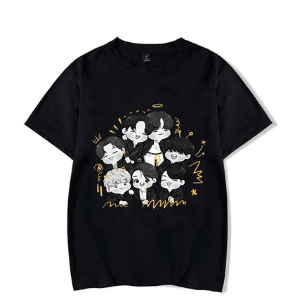 BTS Dynamite Printed Cartoon Shirt