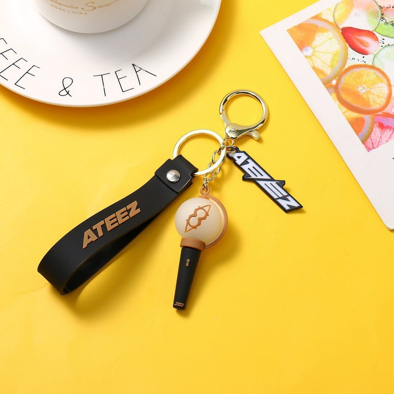 ATEEZ Silicone Lightstick Keychain