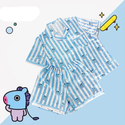 BTS Cartoon Women's Pajama Set