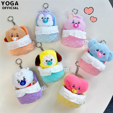 BTS BT21 Rj Plush Doll Keychain Gift