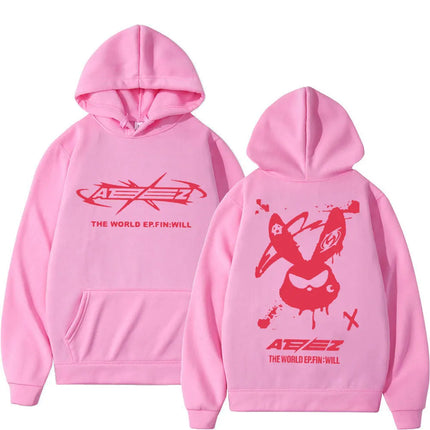 ATEEZ The World Ep Fin Will Album Tour Print Hoodie