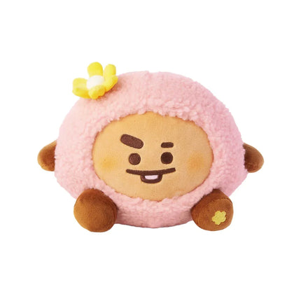 BT21 Spring Cherry Blossom Plush Doll Keychain