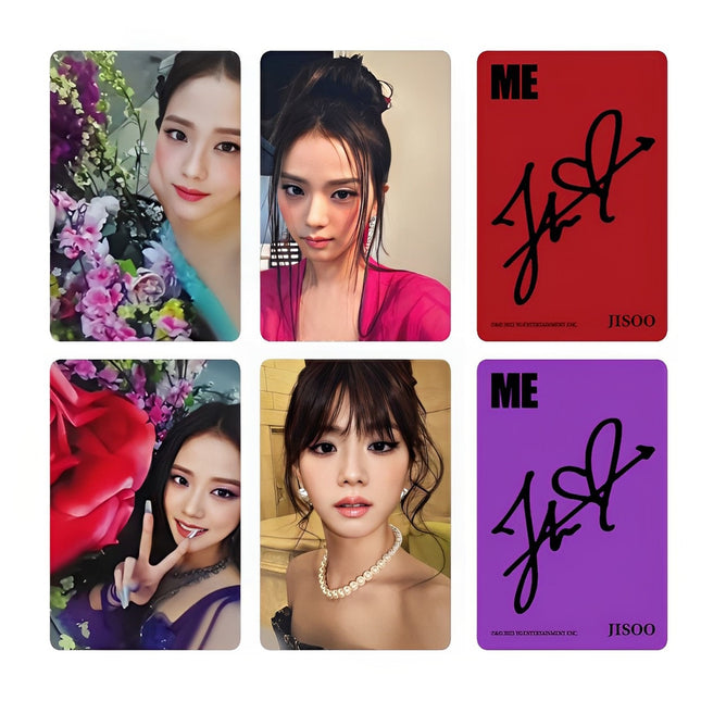 Blackpink Jisoo Flower Photocards 